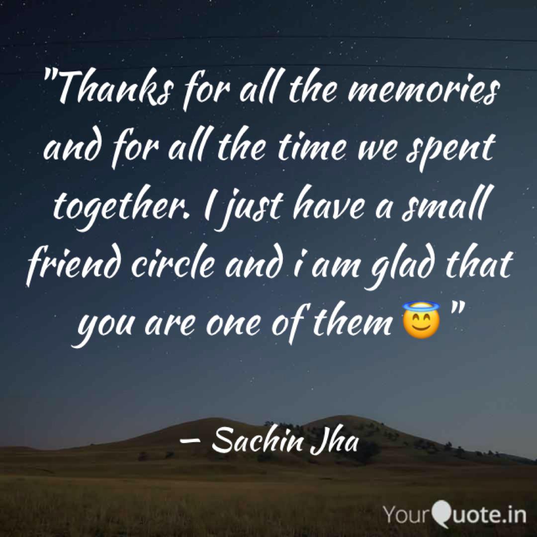 Thanks For The Memories Quotes