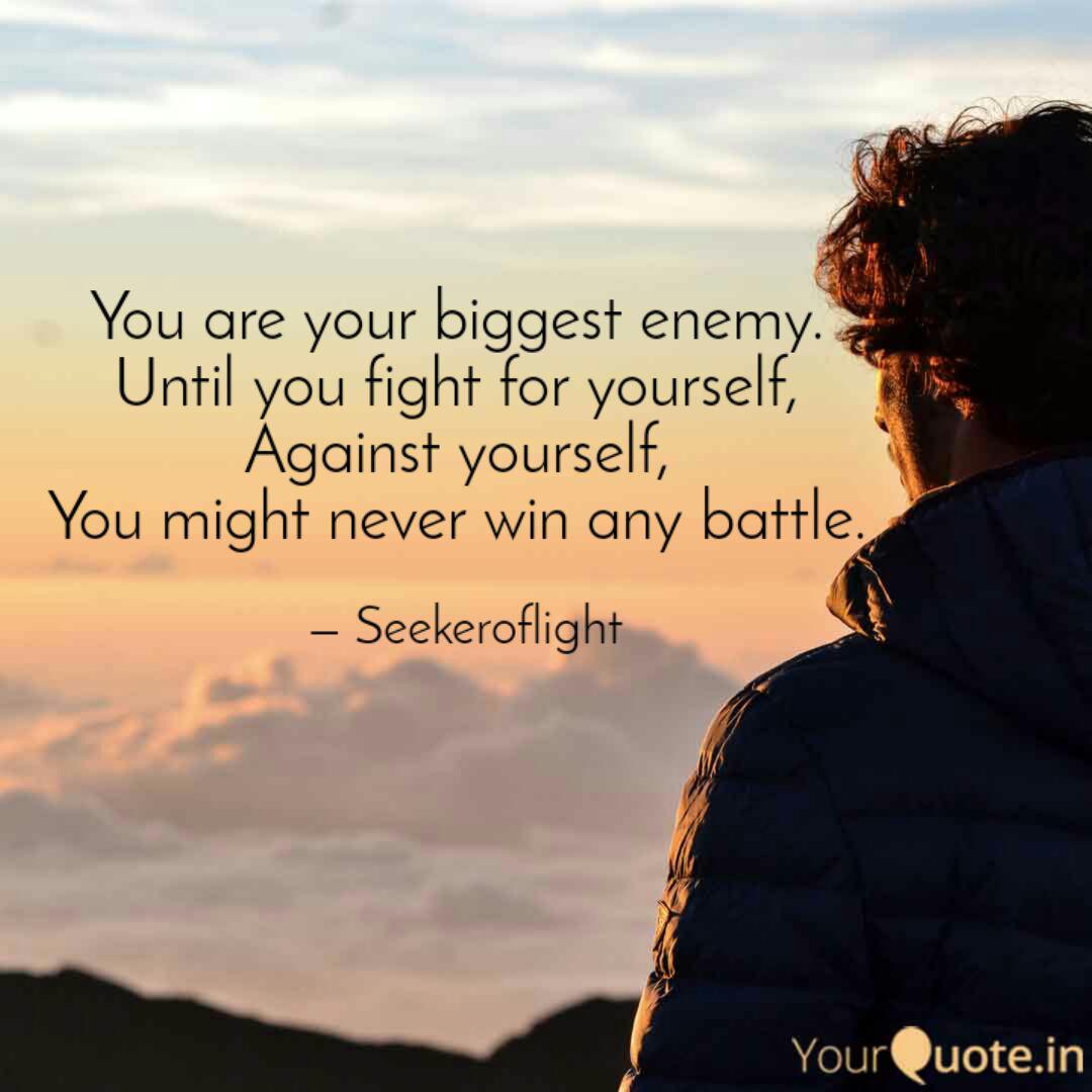 You Are Your Biggest Enem Quotes Writings By Hephzibah Brian Yourquote