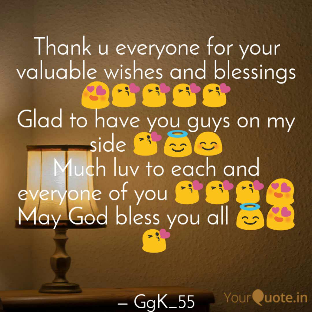 Thank You Everyone For Your Wishes And Blessings لم يسبق له مثيل