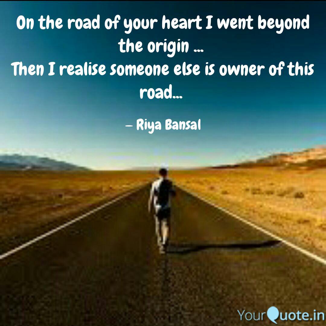 Get Wallpaper On The Road Of Your Heart Quotes Writings By Riya Bansal For iPhone