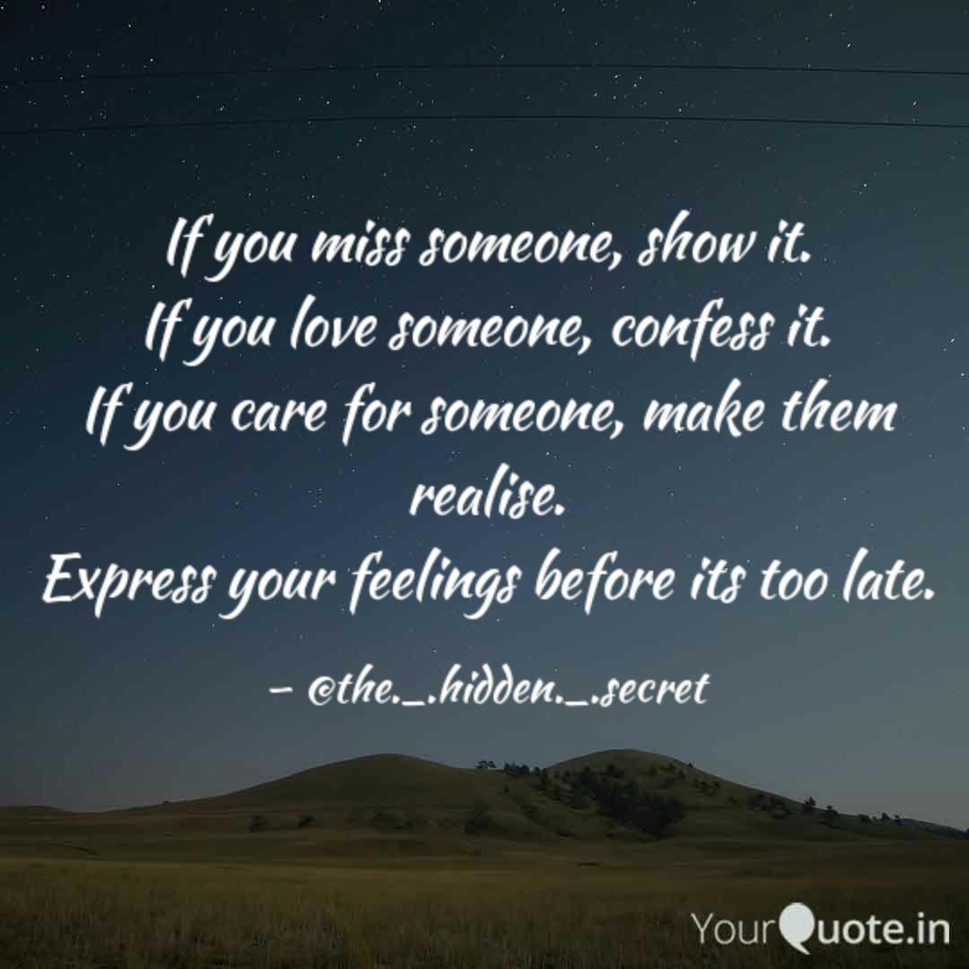 If You Miss Someone Show Quotes Writings By Ashlasha Gupta