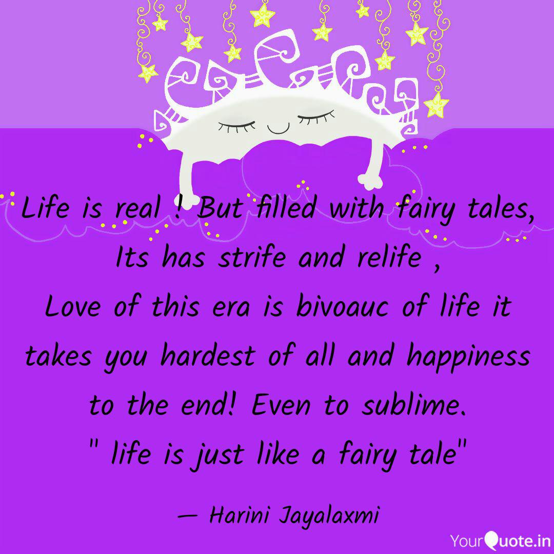 Get Wallpaper Life Is Real But Filled Quotes Writings By Harini Free