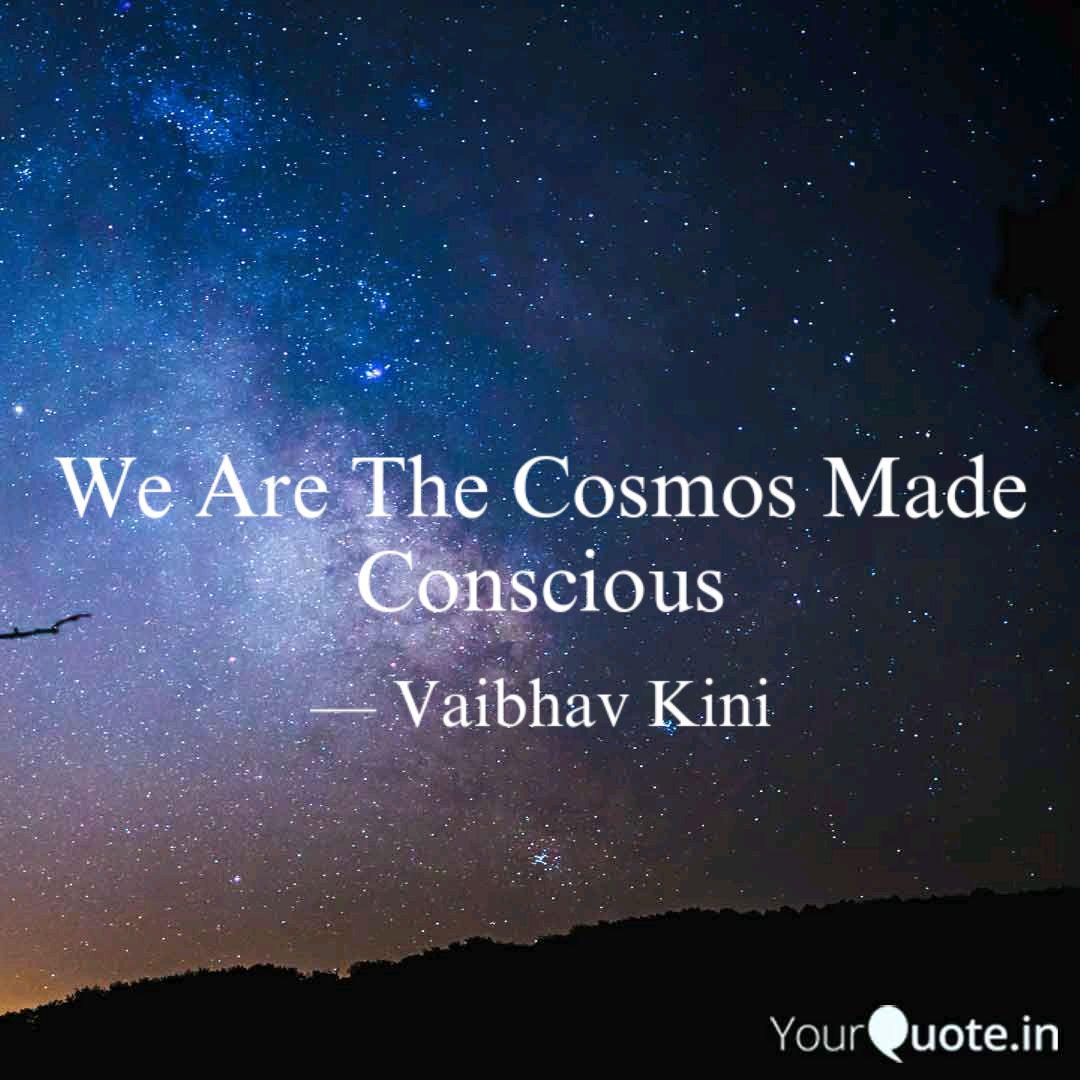 We Are The Cosmos Made Co Quotes Writings By Vaibhav Kini Yourquote