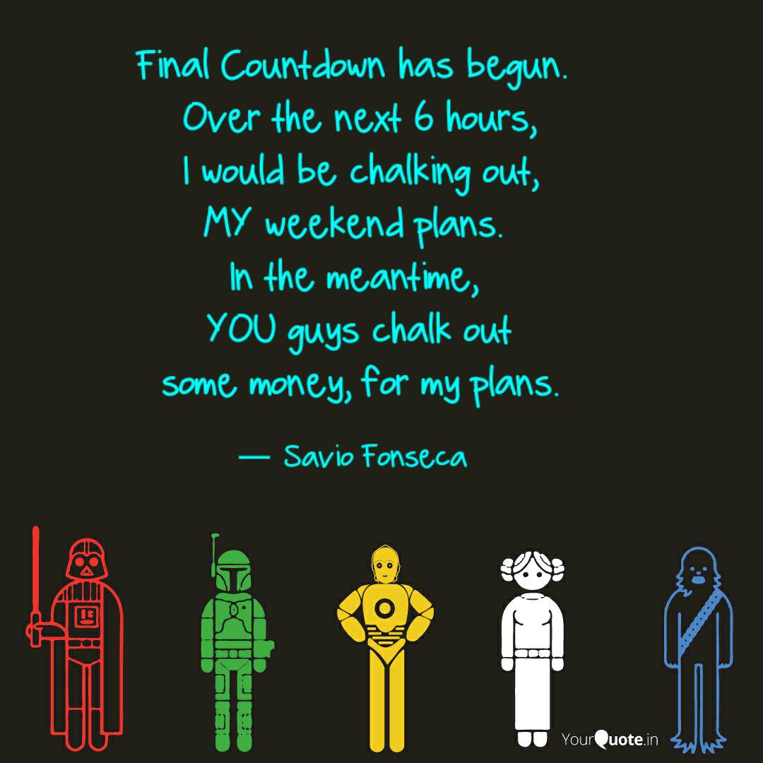 The Countdown Has Begun Quotes