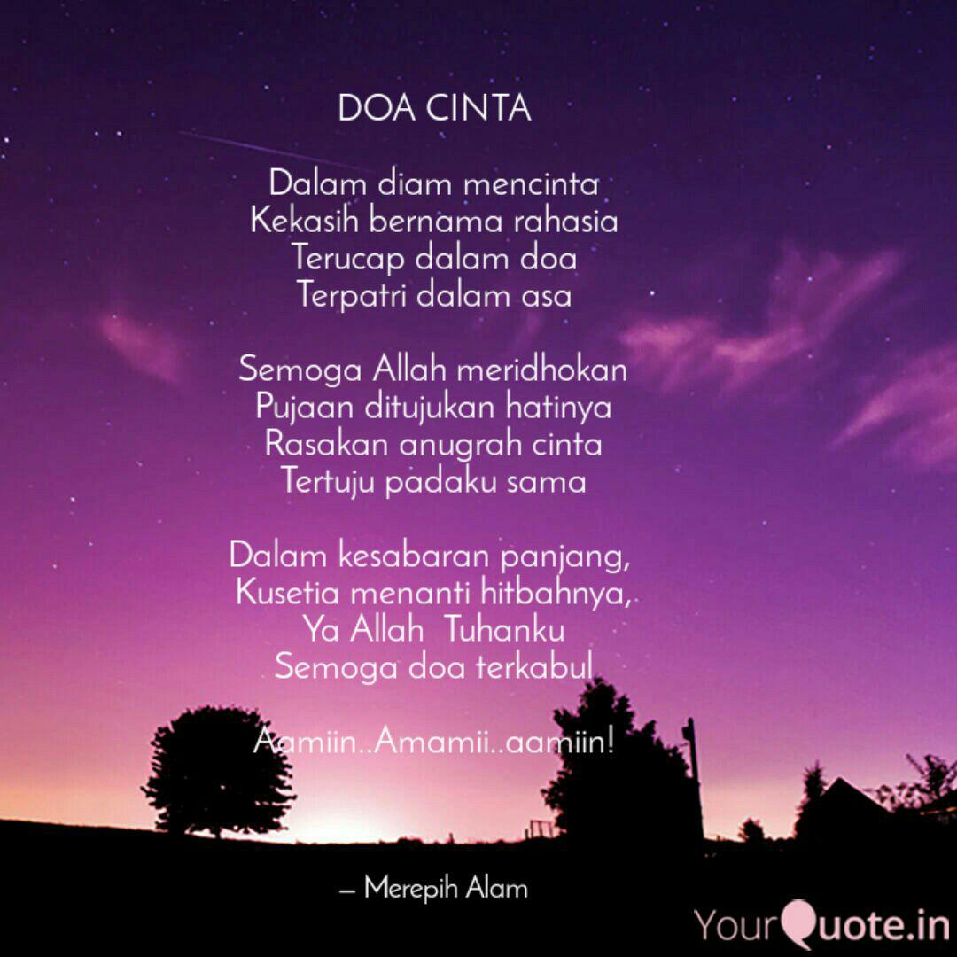 Doa Cinta Dalam Diam Men Quotes Writings By Fitri ...