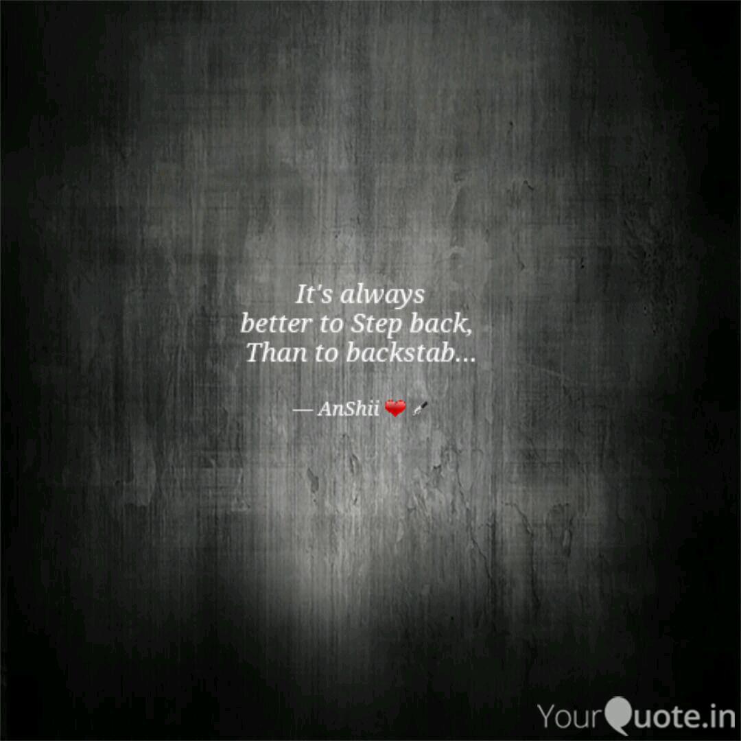 Best backstab Quotes, Status, Shayari, Poetry & Thoughts | YourQuote