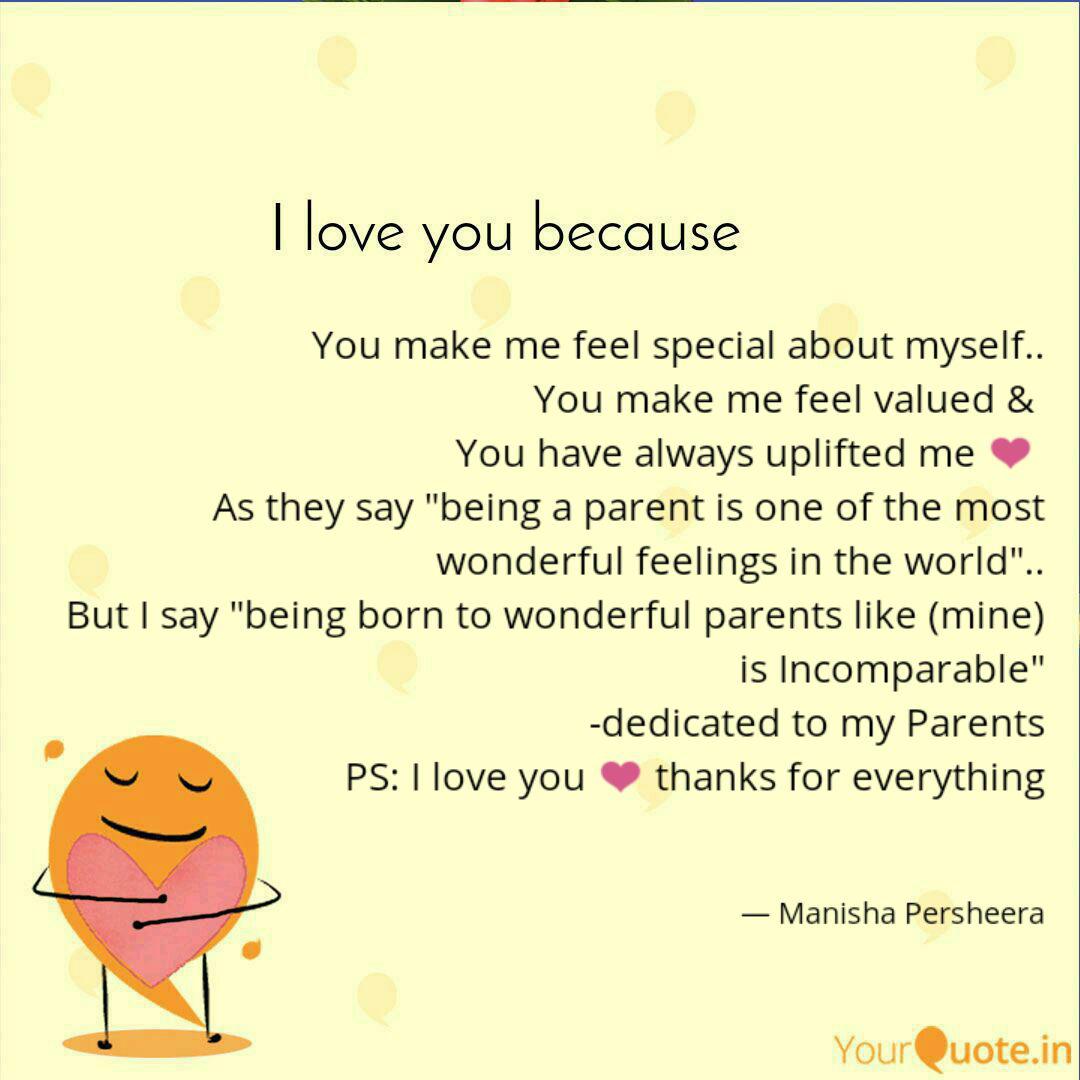 You Make Me Feel Special Quotes Writings By Manisha Persheera Yourquote
