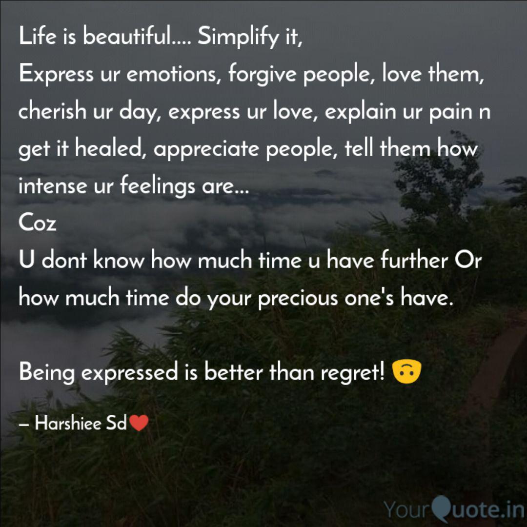 Life Is Beautiful Sim Quotes Writings By Harshiee Sd Yourquote