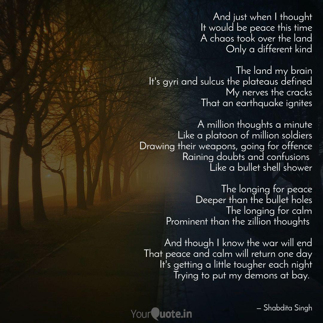 And Just When I Thought I Quotes Writings By Shabdita Singh Yourquote