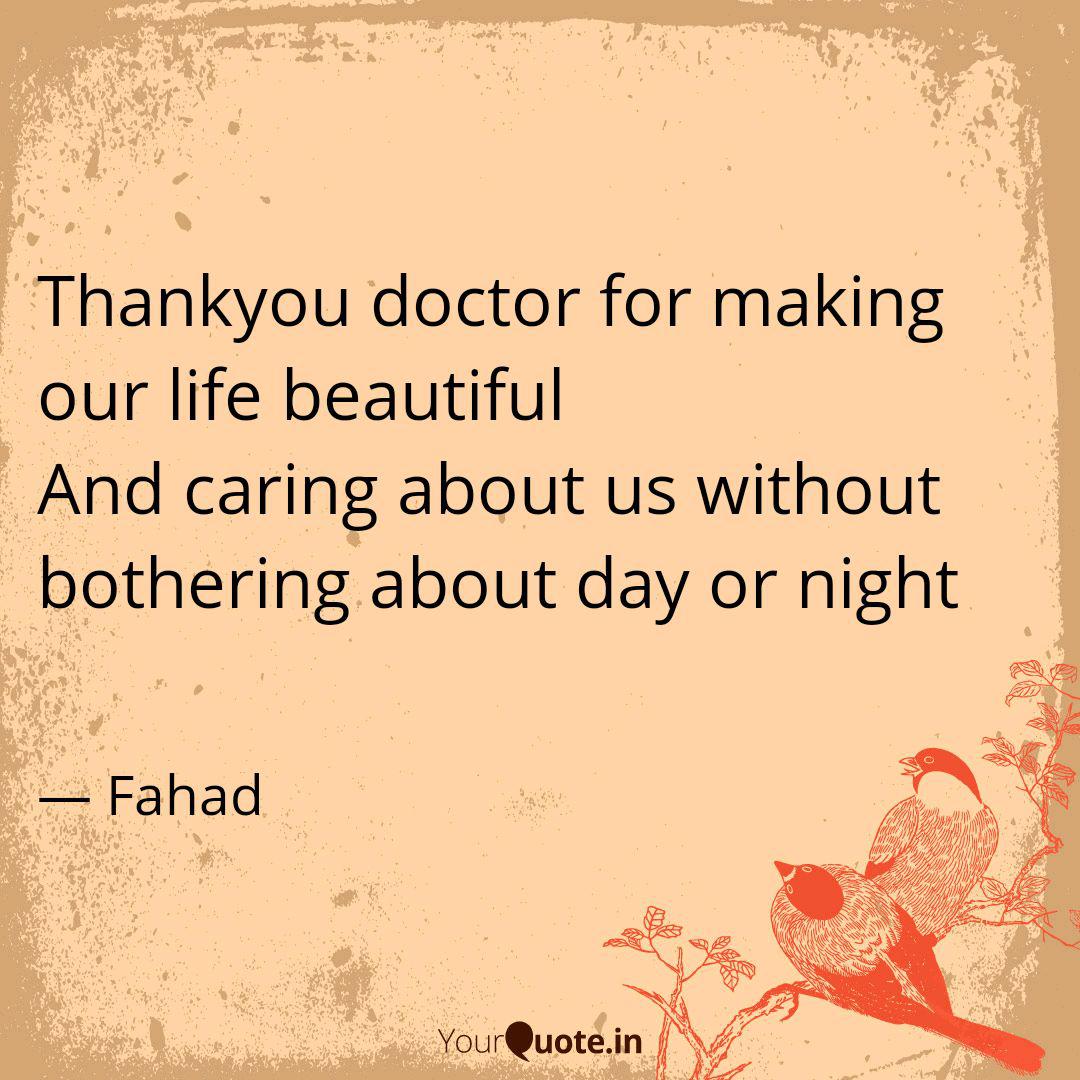 Thank You Doctor Quotes