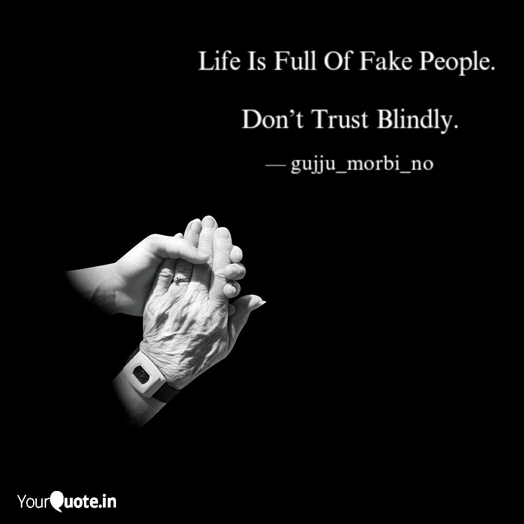 Get Wallpaper Life Is Full Of Fake Peop Quotes Writings By Gujju Morbi For iPhone