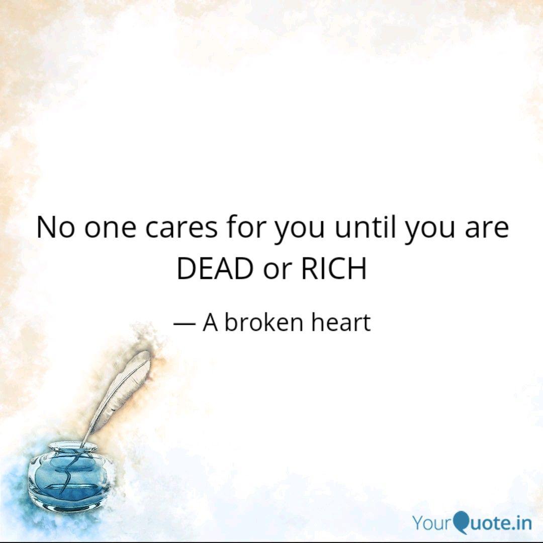 No One Cares For You Unti Quotes Writings By Shabd Oberoi Yourquote