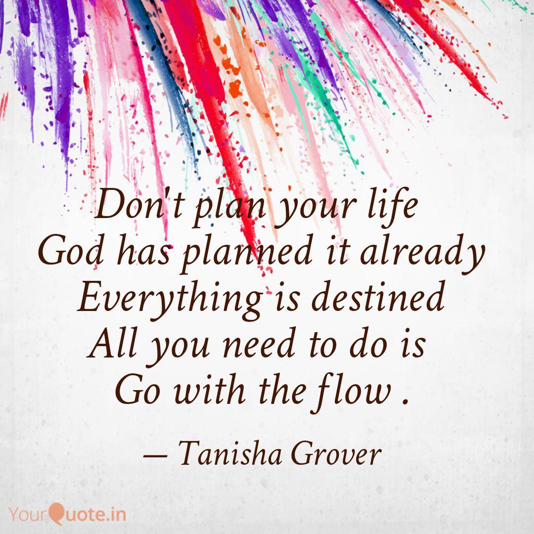 don t plan your life god quotes