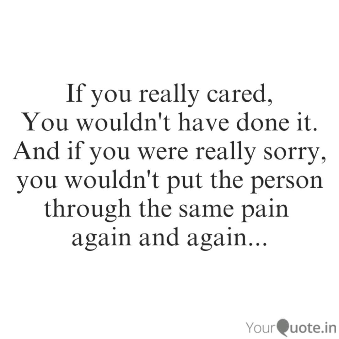 If You Really Cared You Quotes Writings By Aalima Rahman Yourquote