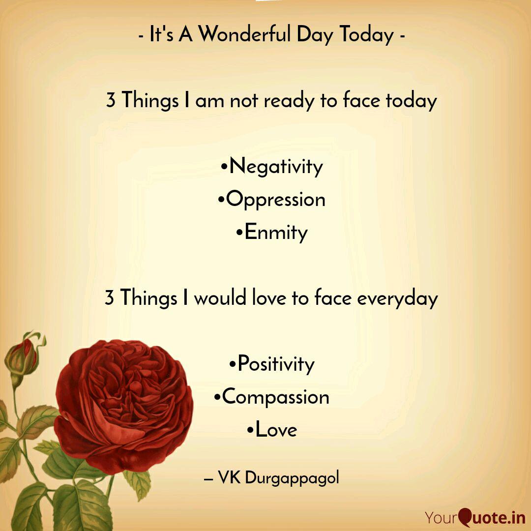 Get Wallpaper It S A Wonderful Day To Quotes Writings By Dk Vinayak HD