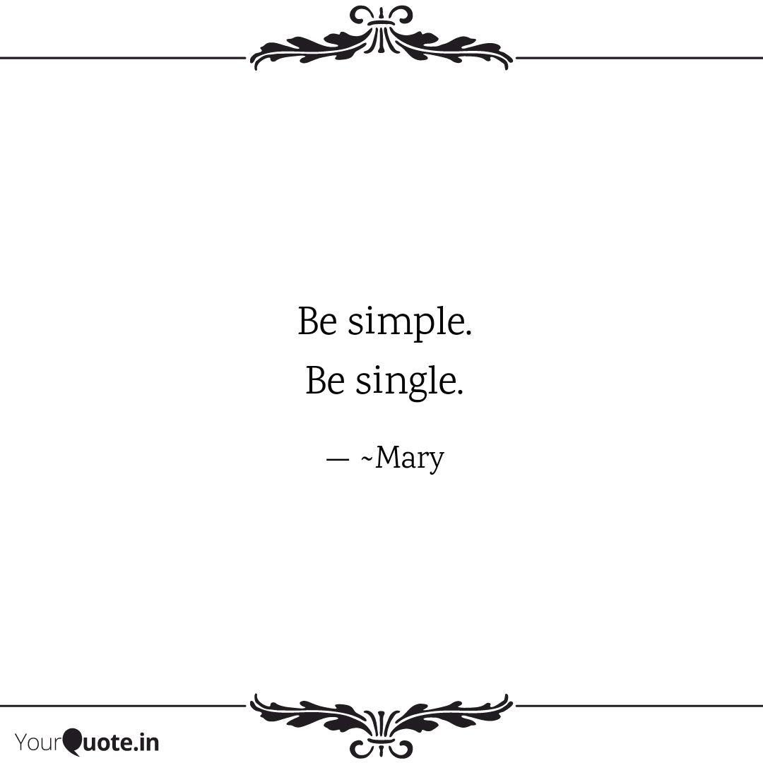 simple single