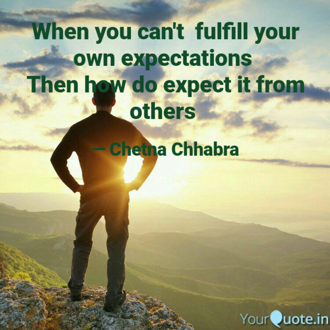 When you can't fulfill y... | Quotes & Writings by Chetna Chhabra |  YourQuote