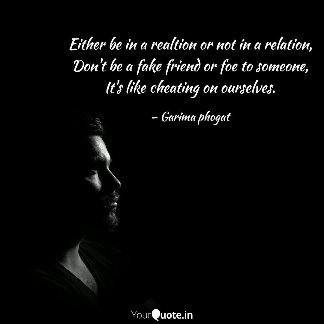 Get Wallpaper Either Be In A Realtion O Quotes Writings By Garima Phogat Free HD