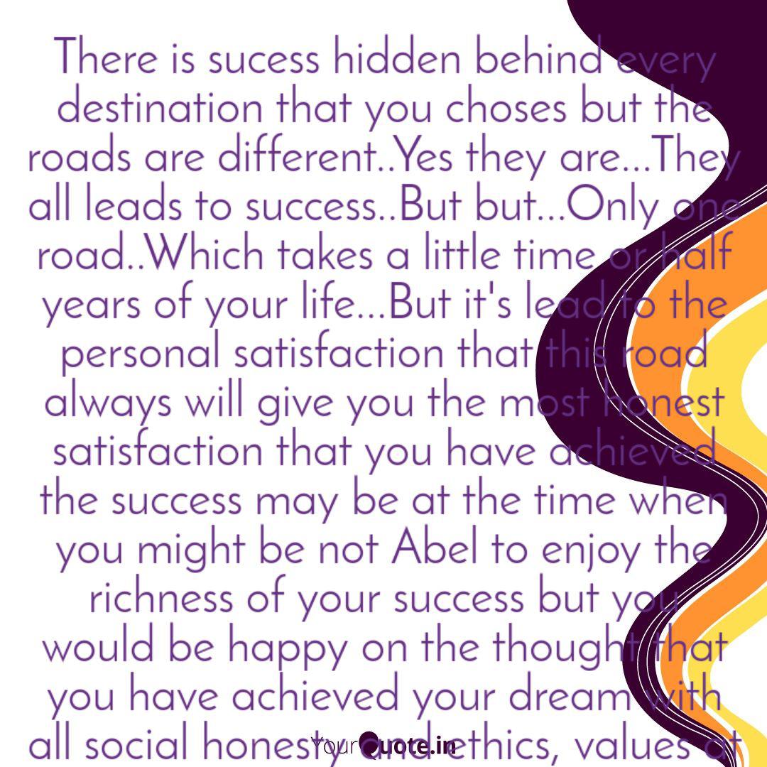 There Is Sucess Hidden Be Quotes Writings By Nikhil Gadgil