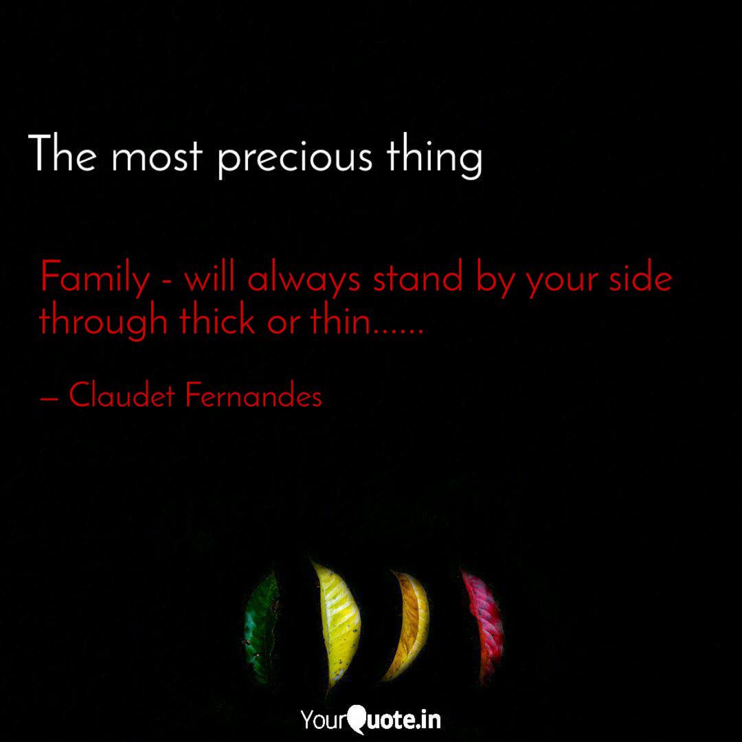 Family Will Always Stan Quotes Writings By Claudet Fernandes Yourquote