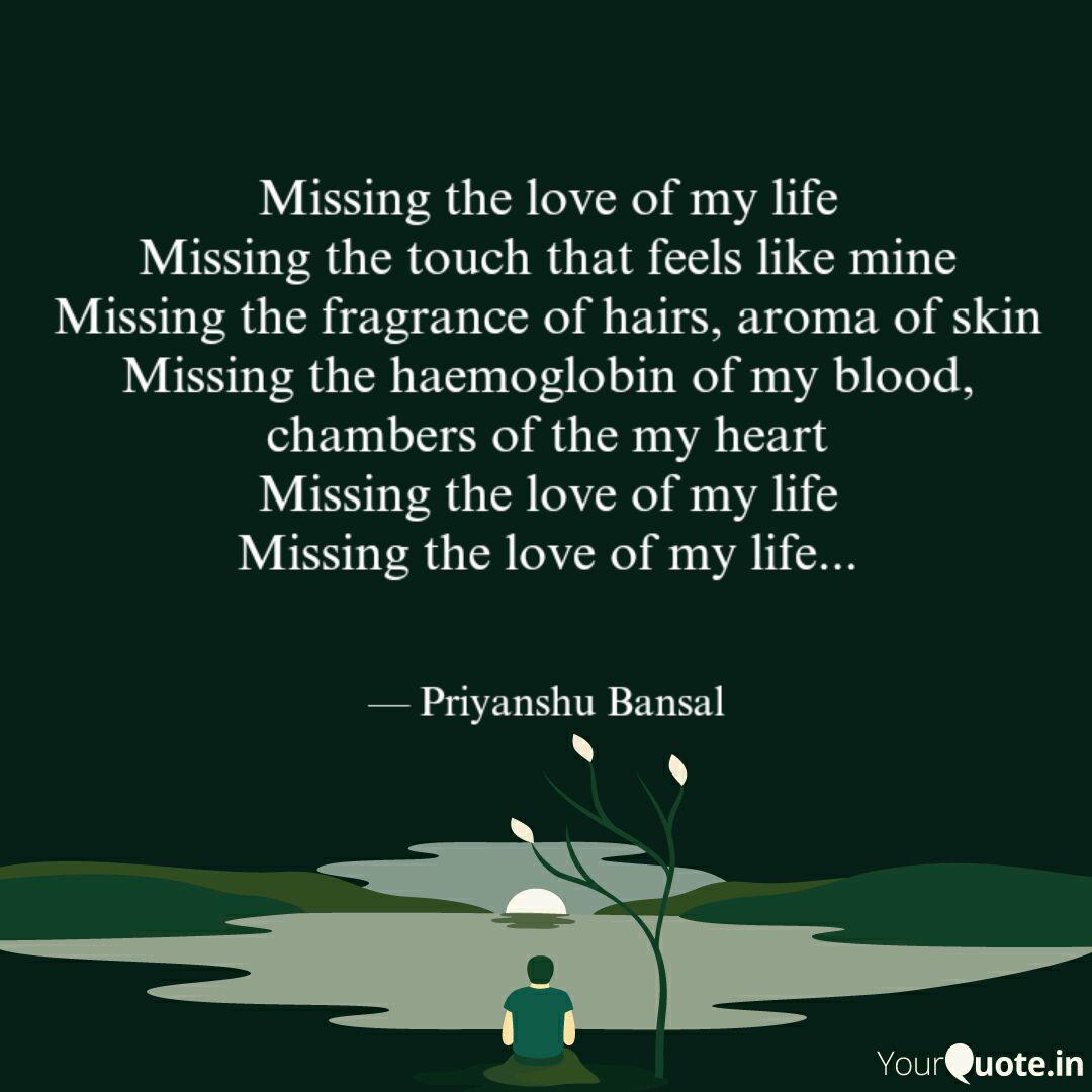 Missing The Love Of My Li Quotes Writings By Priyanshu Bansal Yourquote