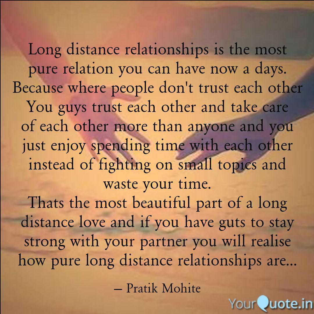 Long distance relationshi... | Quotes & Writings by Pratik Mohite ...