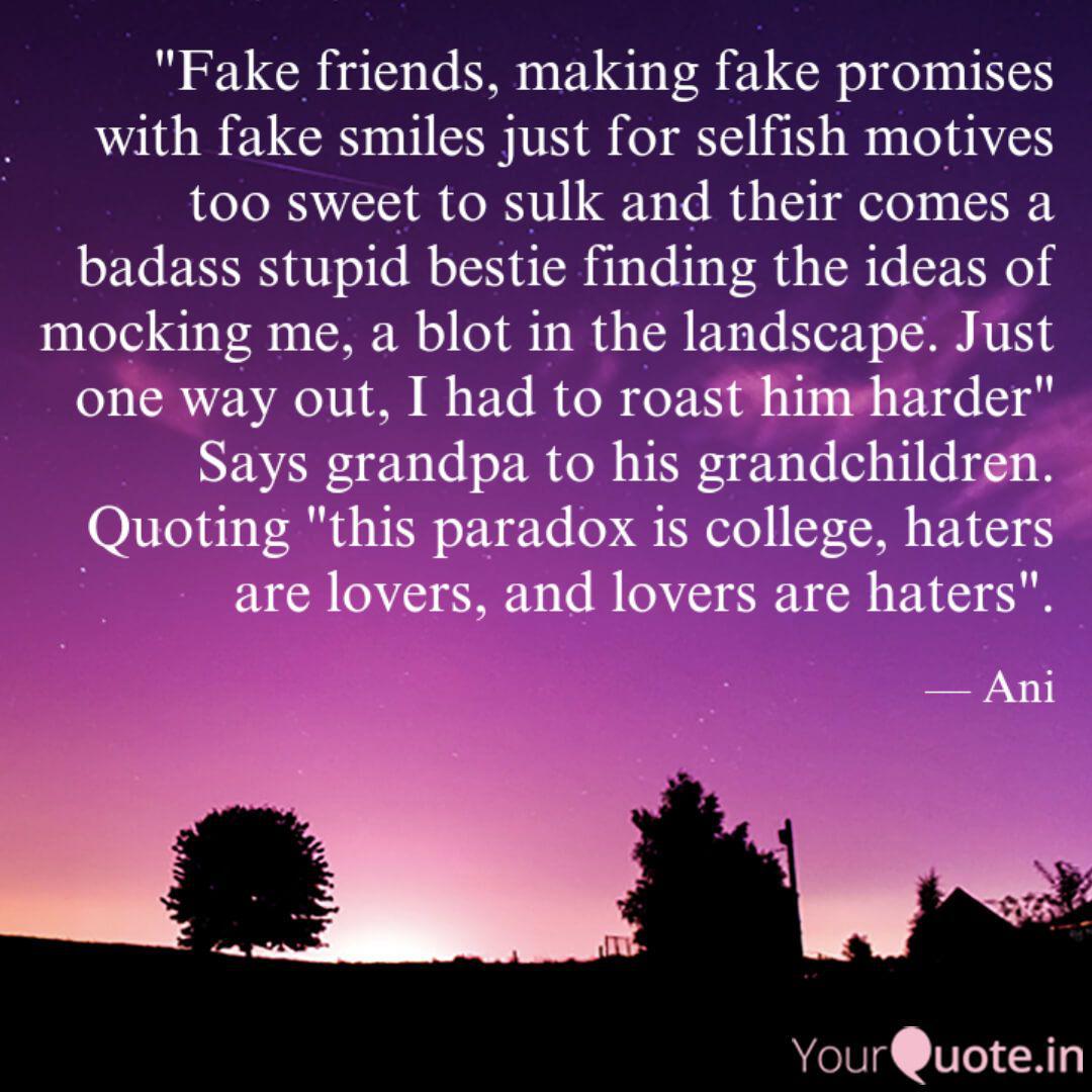 Wallpaper Fake Friends Making Fak Quotes Writings By Aniket Singh Desktop Wallpaper