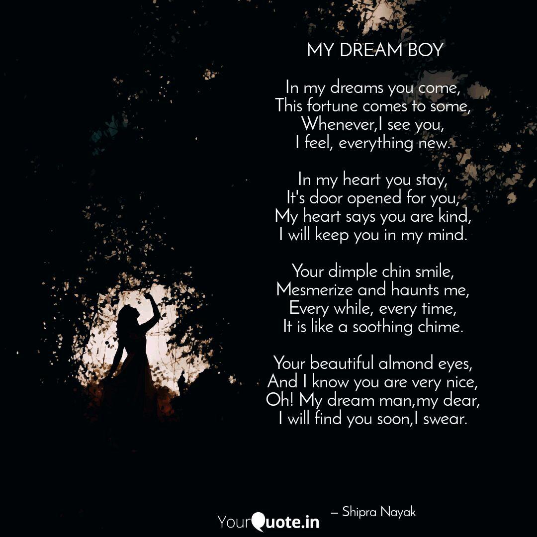 Wallpaper My Dream Boy In My Drea Quotes Writings By Shipra Nayak For Free