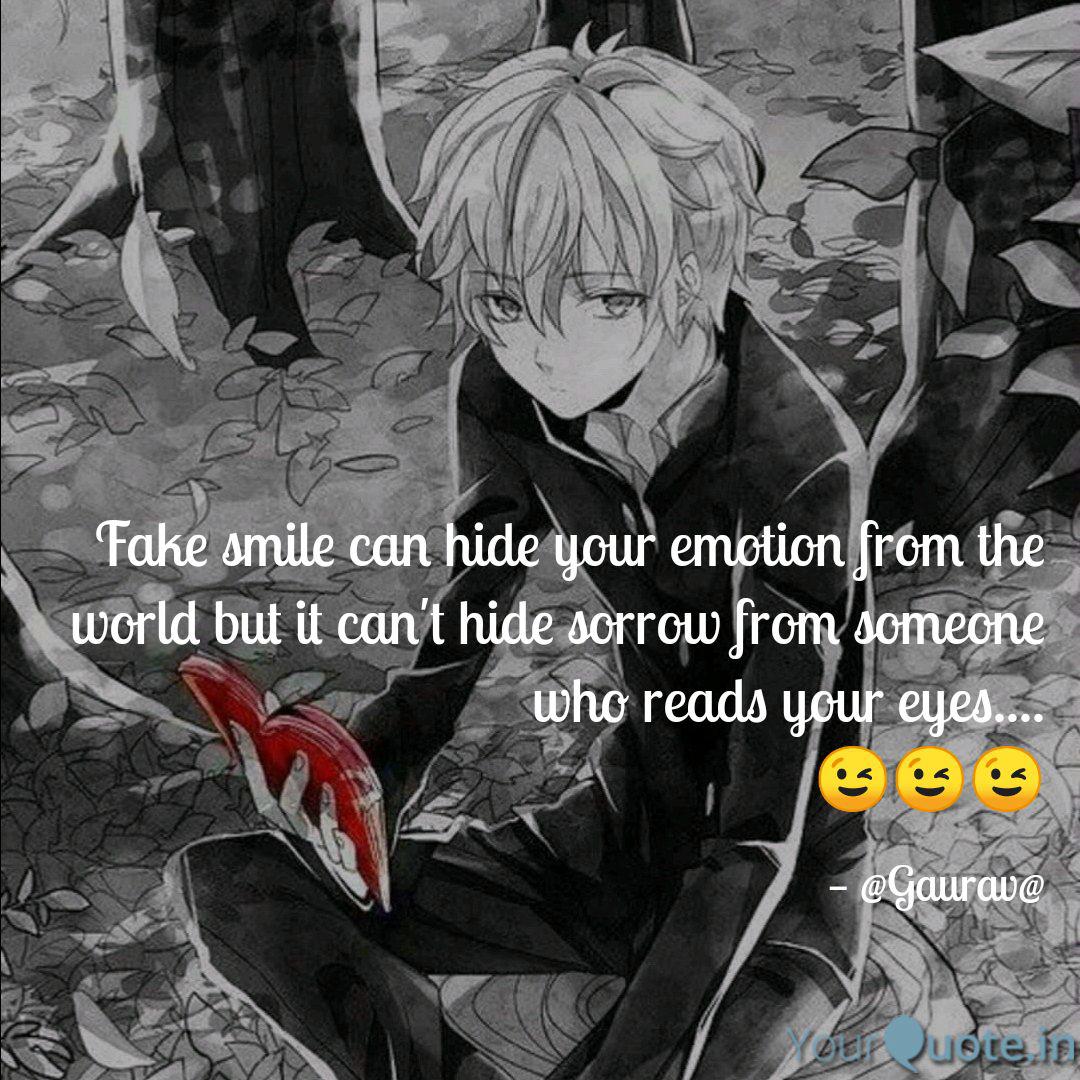 Wallpaper Fake Smile Can Hide Your Quotes Writings By Gaurav Kumar For iPhone