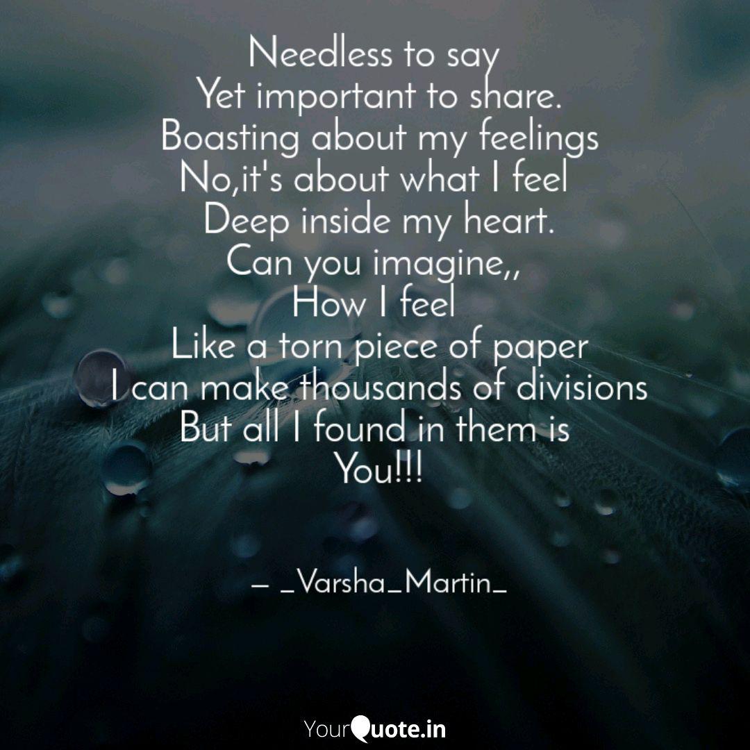 Get Wallpaper Needless To Say Yet Impo Quotes Writings By Varsha Martin Desktop Wallpaper