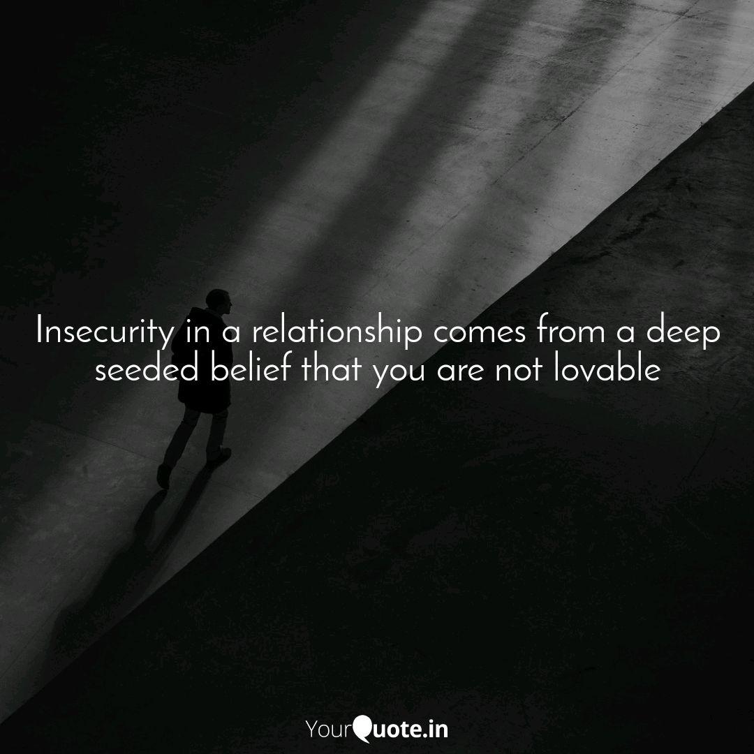 Insecurity In A Relations Quotes Writings By Navin Kumar Singh Yourquote