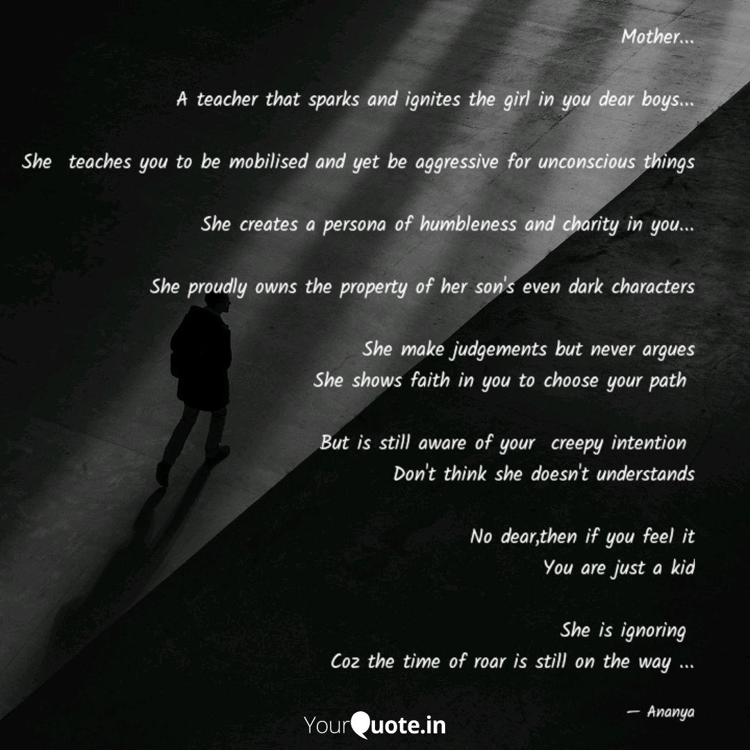 Wallpaper Mother A Teacher That Quotes Writings By Ananya Kashyap For iPhone Free