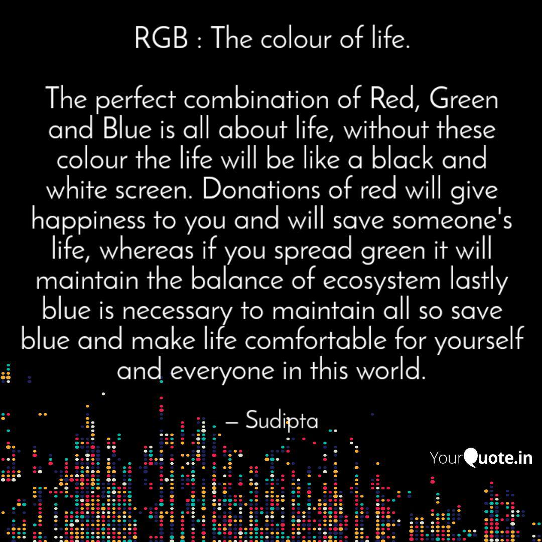 Get Wallpaper Rgb The Colour Of Life Quotes Writings By Sudipta Paul Yourquote For iPhone