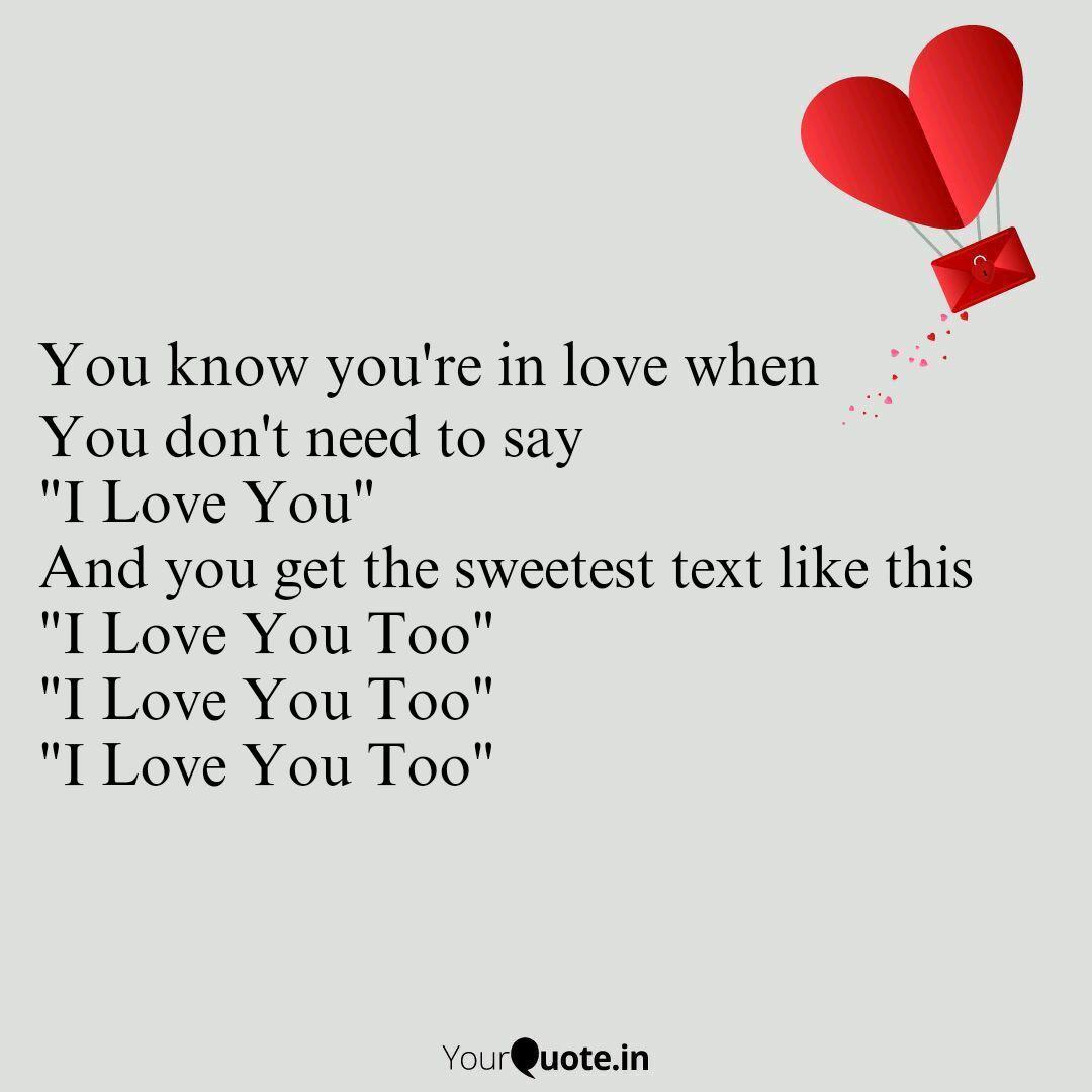 You Don T Need To Say I Quotes Writings By Ahena Yourquote
