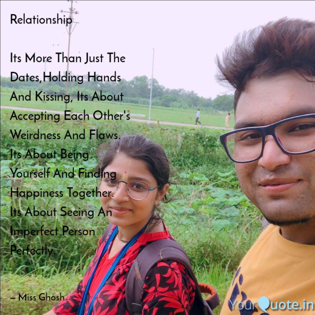 Relationship Its More Th Quotes Writings By Ad Iti Yourquote Amazing quotes to bring inspiration, personal relationship implies the state of being related by kindred, affinity, or other alliance to a person or a. quotes writings by ad iti