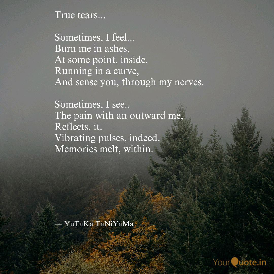Wallpaper True Tears Sometimes Quotes Writings By Dhrubajyoti For Android Free