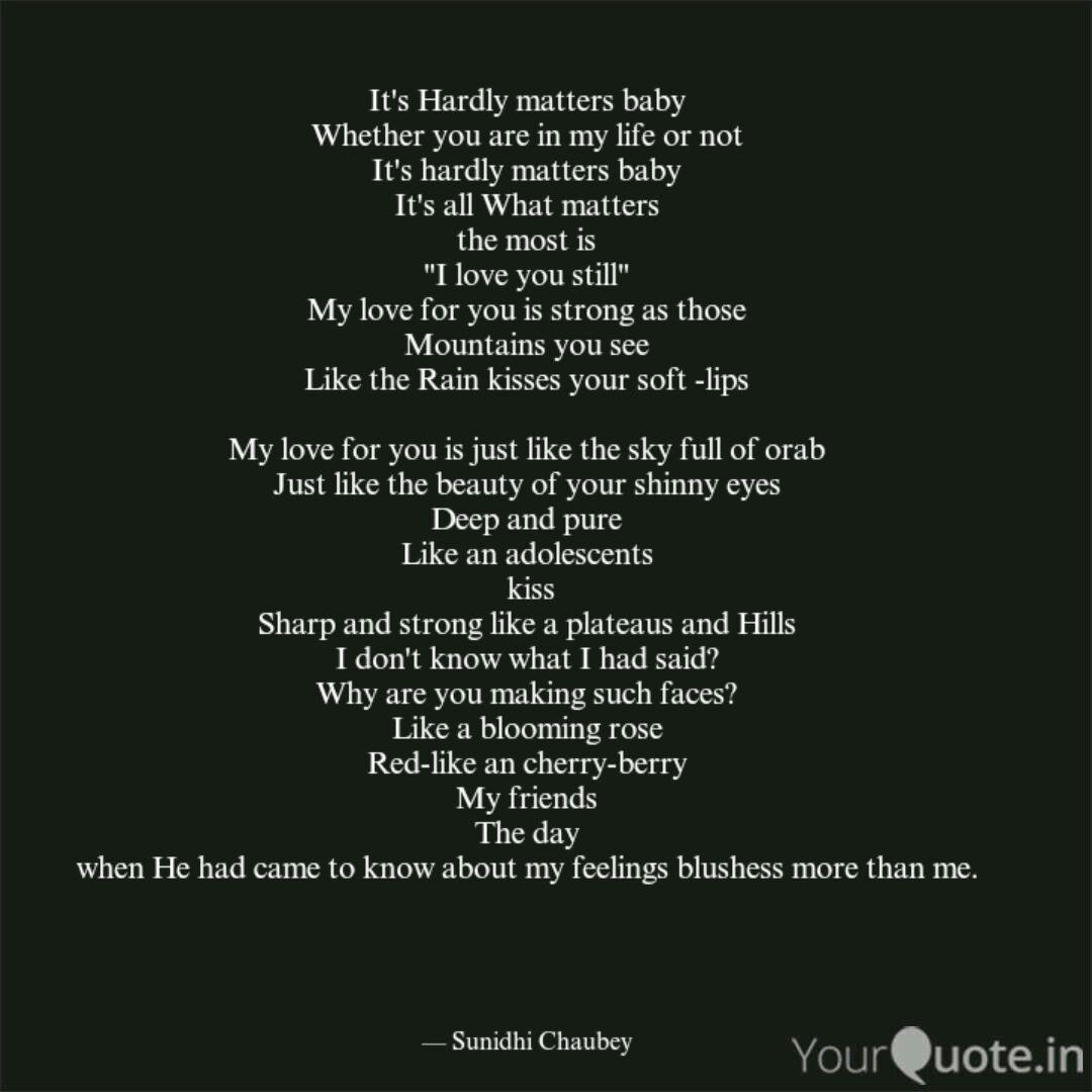 Get Wallpaper It S Hardly Matters Baby Quotes Writings By Sunidhi For Android Free