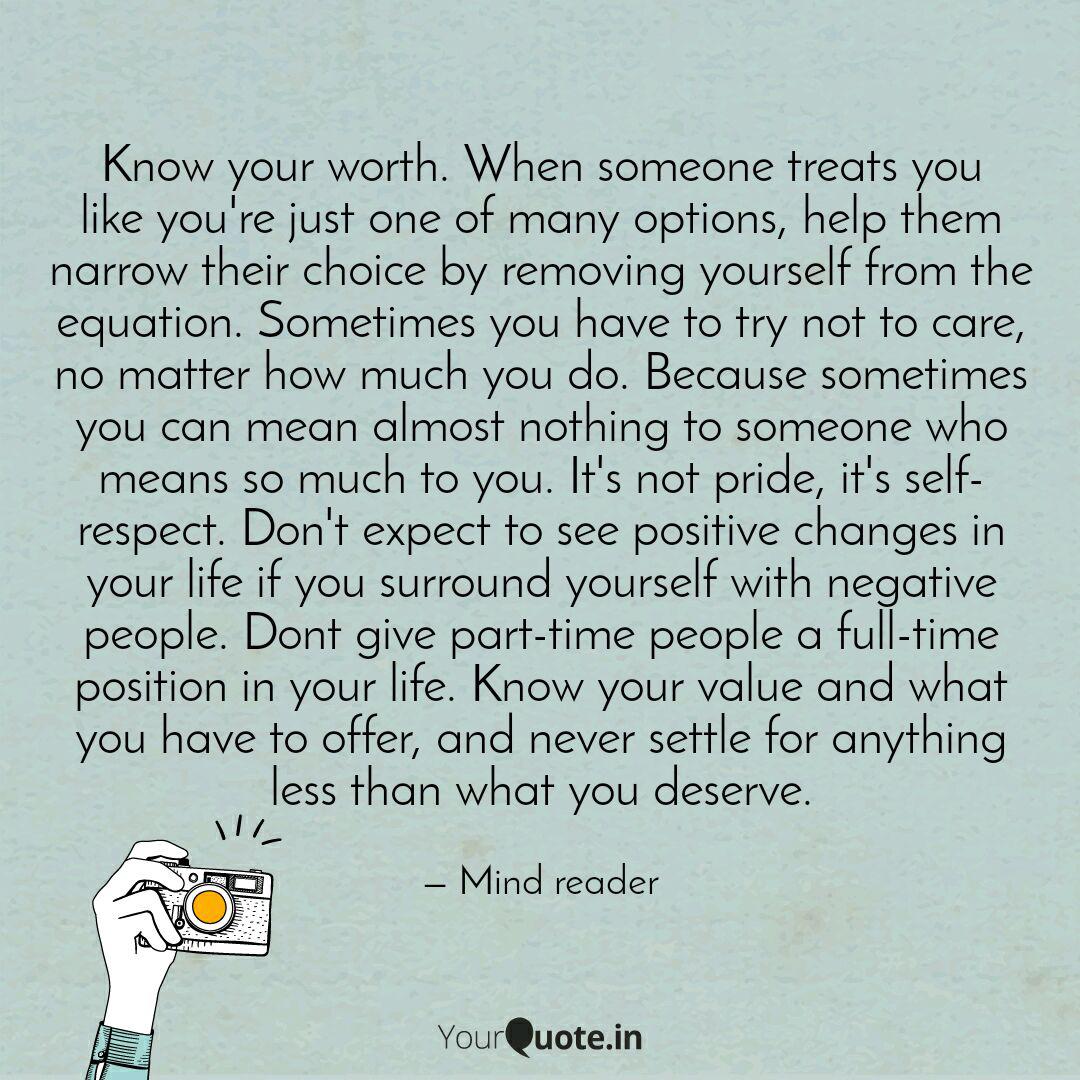 Know Your Worth When Som Quotes Writings By əniiket Rʌjthut