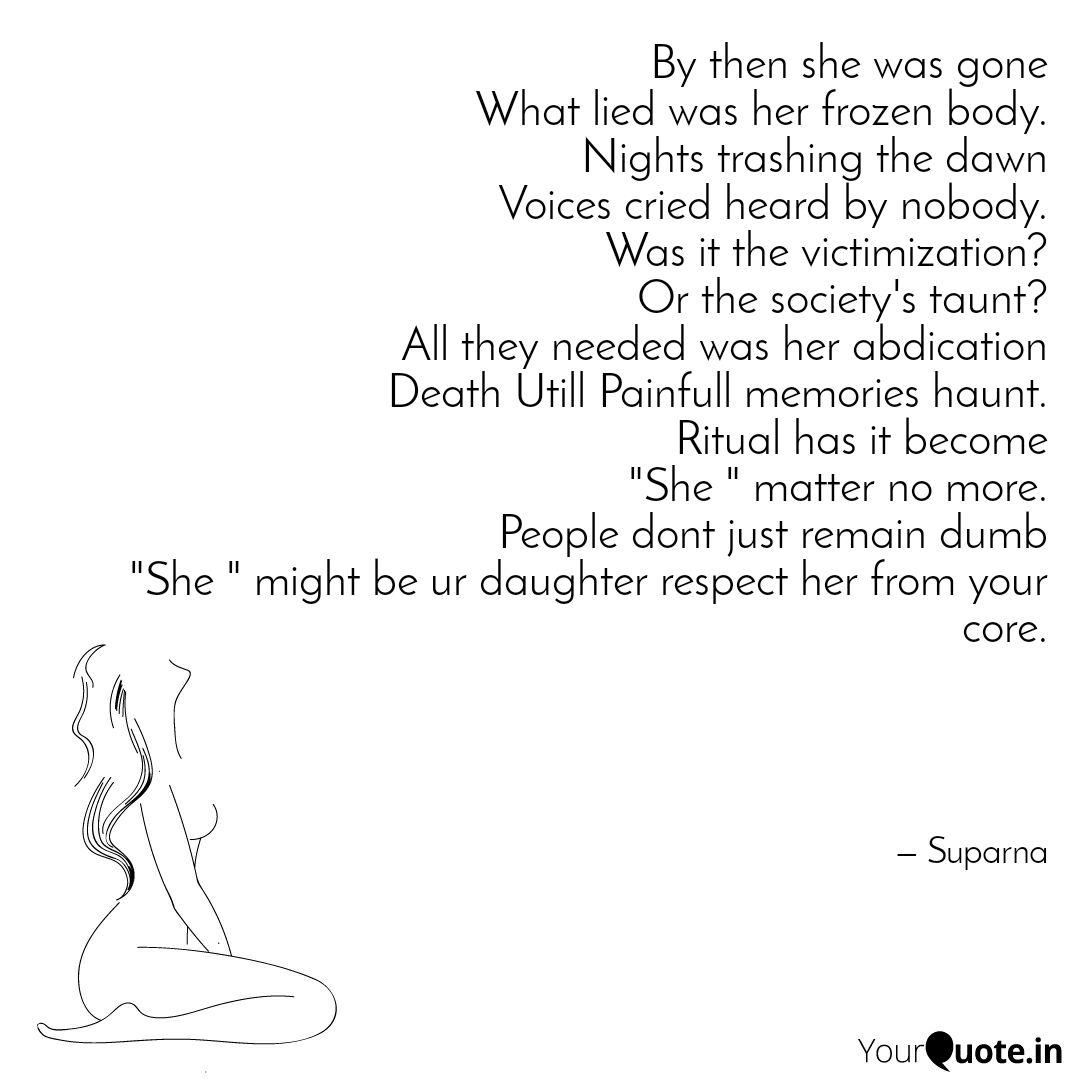 By Then She Was Gone What Quotes Writings By Suparna Maji Yourquote