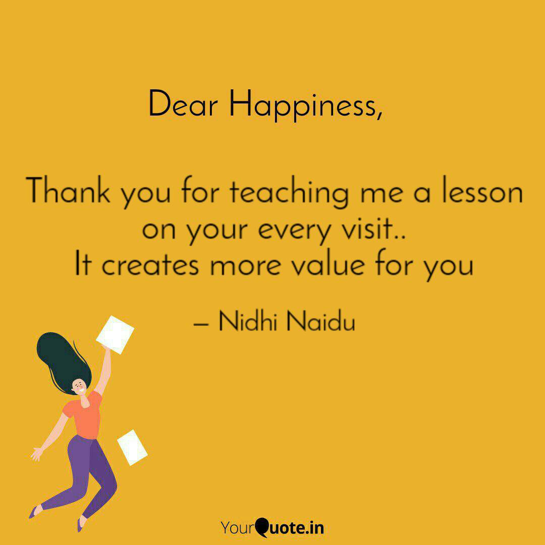Thank You For Teaching Me Quotes Writings By Nidhi Naidu
