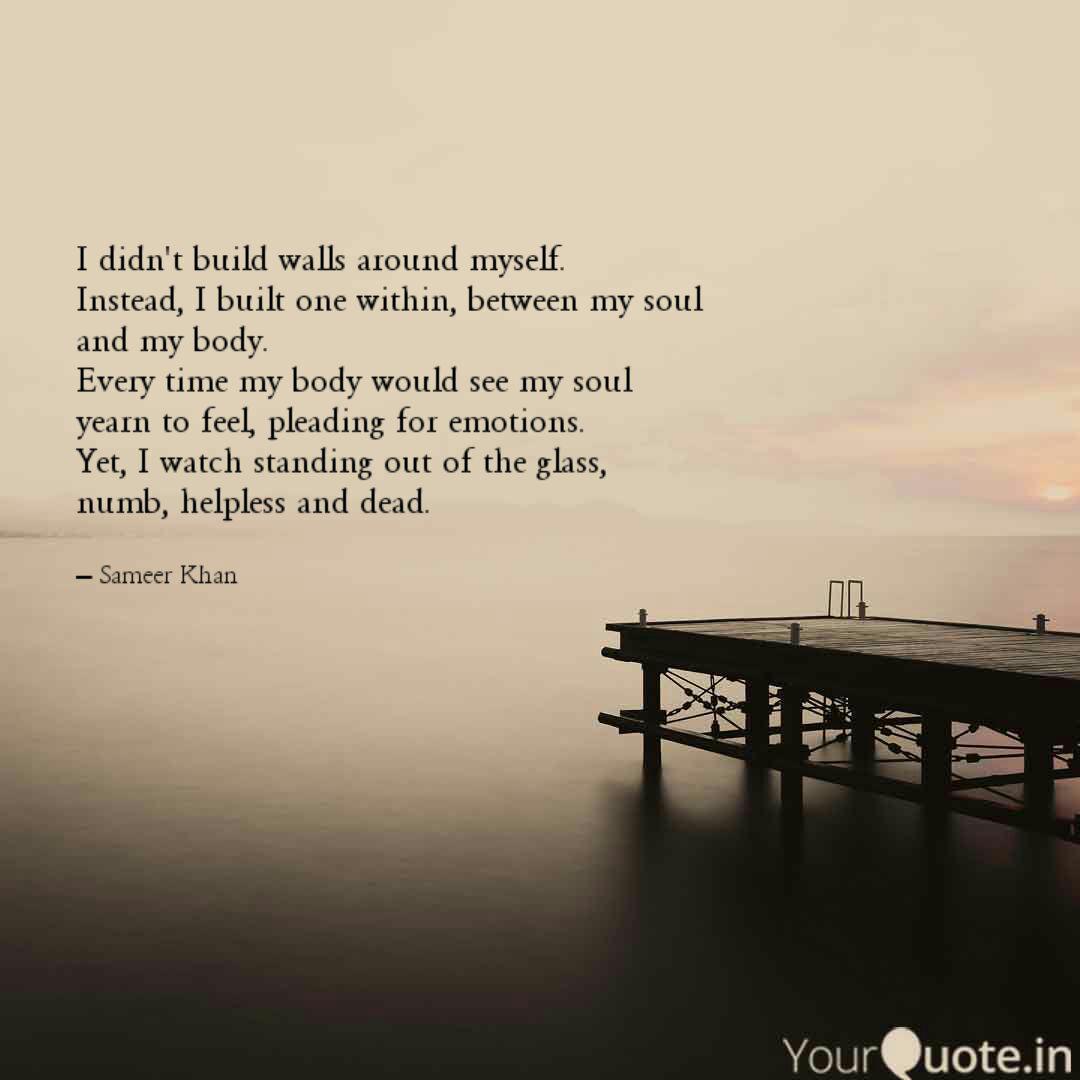 I Didn T Build Walls Arou Quotes Writings By Sameer Khan Yourquote