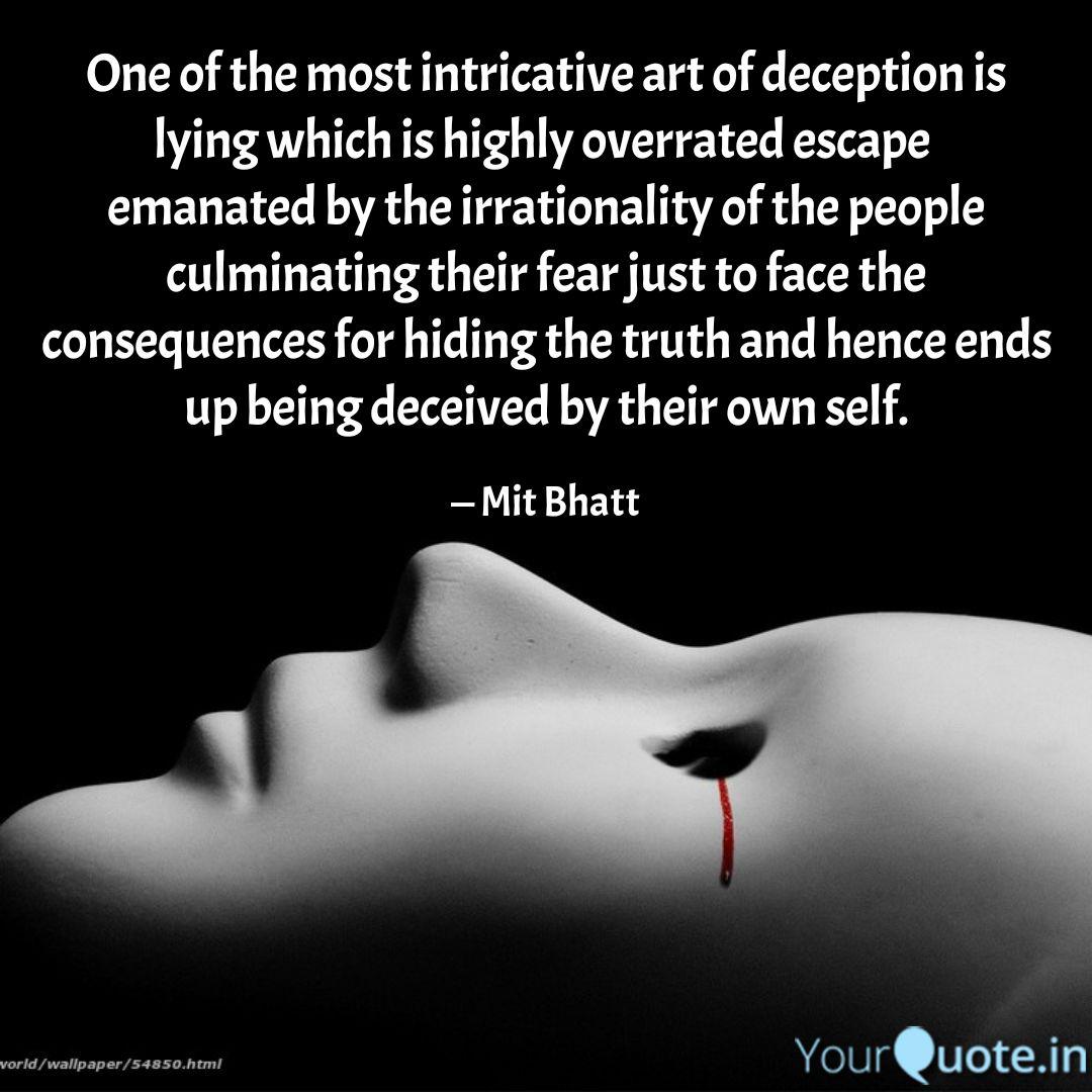 The Art Of Deception Quotes