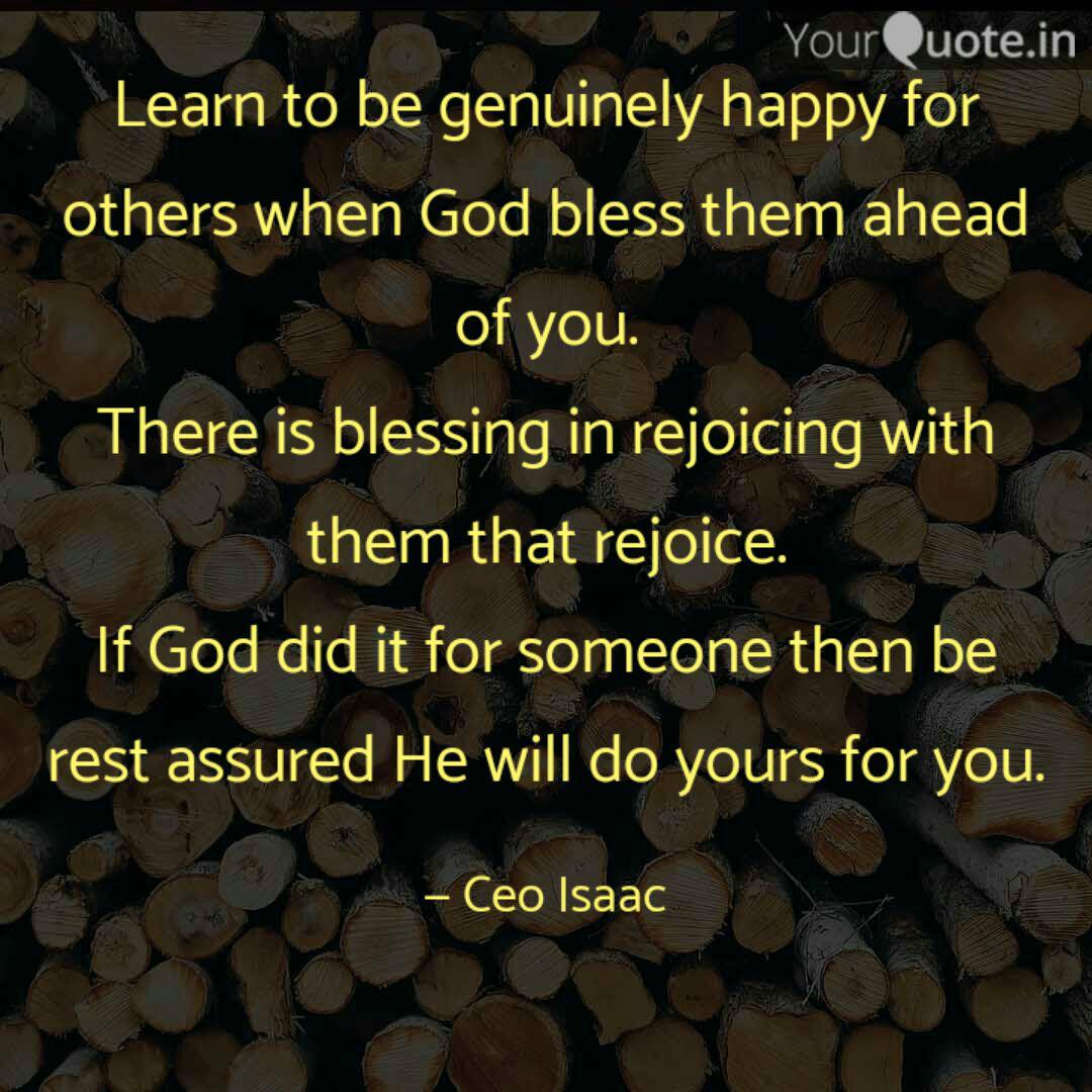 Learn To Be Genuinely Hap Quotes Writings By Ceo Isaac Yourquote