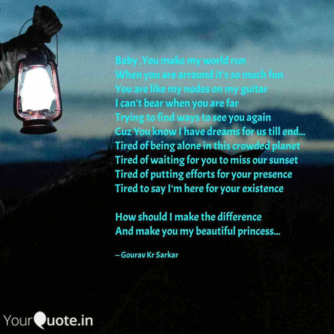 Wallpaper Baby You Make My World R Quotes Writings By Gourav Kr Free HD