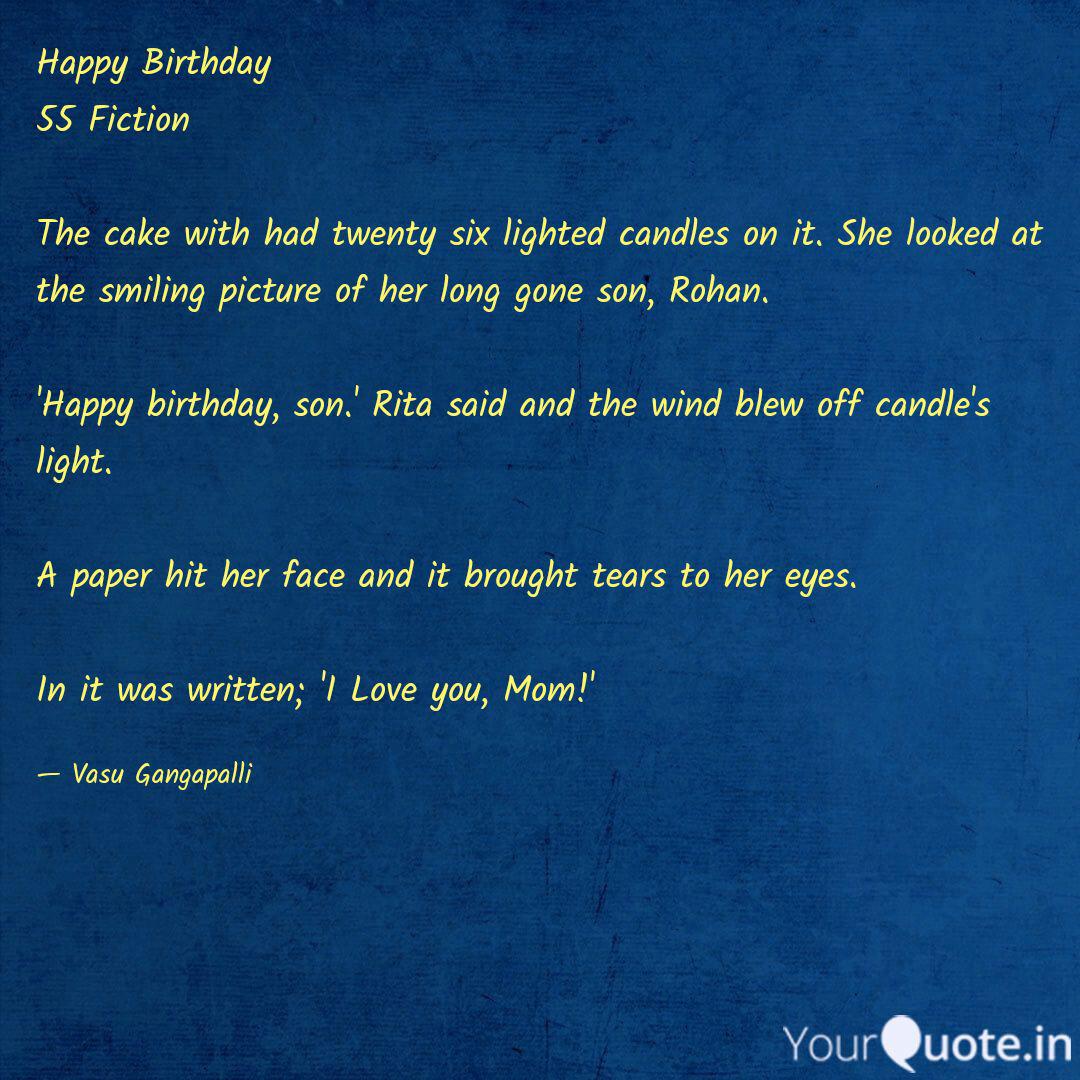 Happy Birthday 55 Fiction Quotes Writings By Vasu Gangapalli Yourquote Quotes from famous authors, movies and people. happy birthday 55 fiction quotes