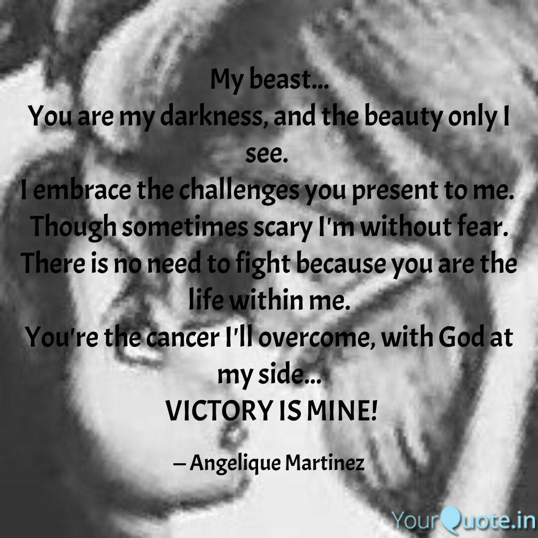 My Beast... You Are My Da... | Quotes & Writings By Angelique Martinez | Yourquote