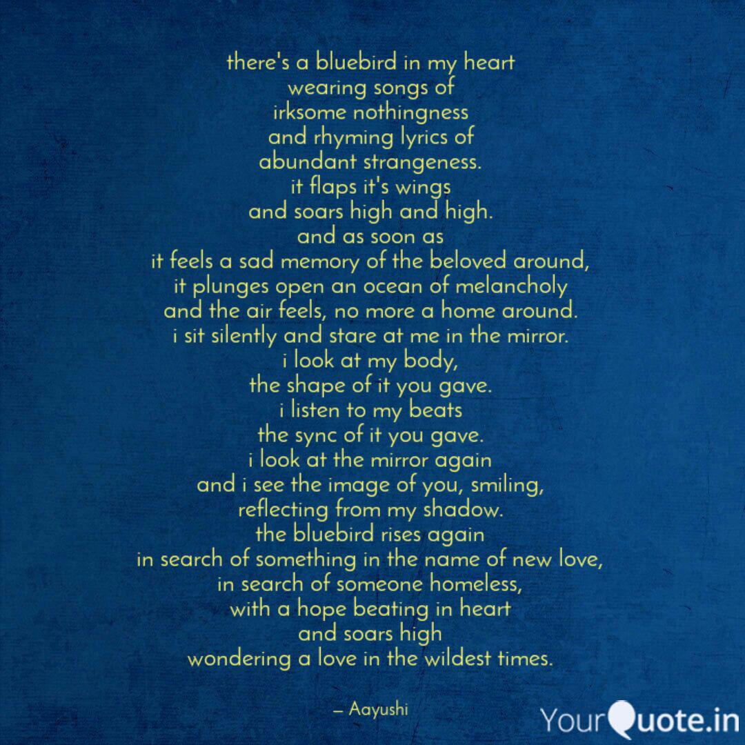 Best Bluebird Quotes Status Shayari Poetry Thoughts Yourquote