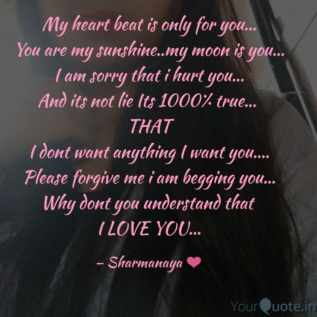 My Heart Beat Is Only For Quotes Writings By Sharmanaya