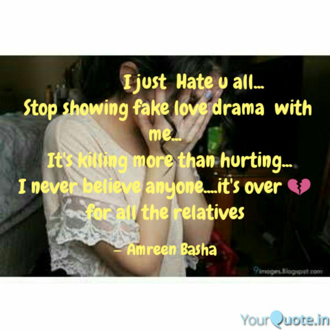 Wallpaper I Just Hate Quotes Writings By Amreen Basha Yourquote Desktop Wallpaper Free