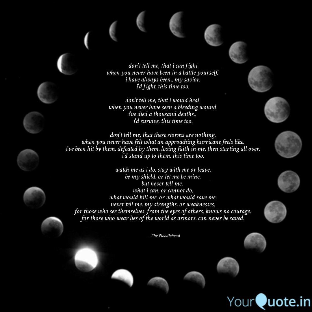 Don T Tell Me That I Can Quotes Writings By Pooja Singh Yourquote